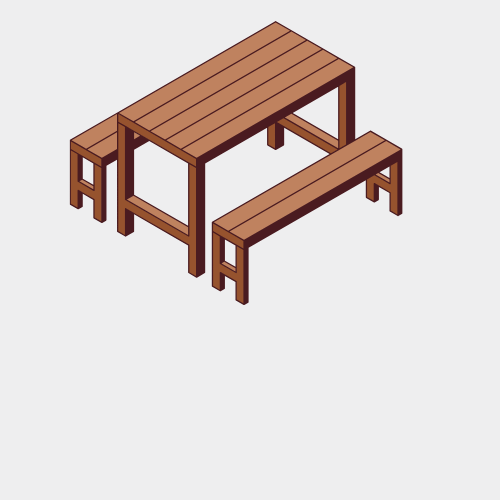 Bench & Table